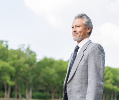 senior asian businessman